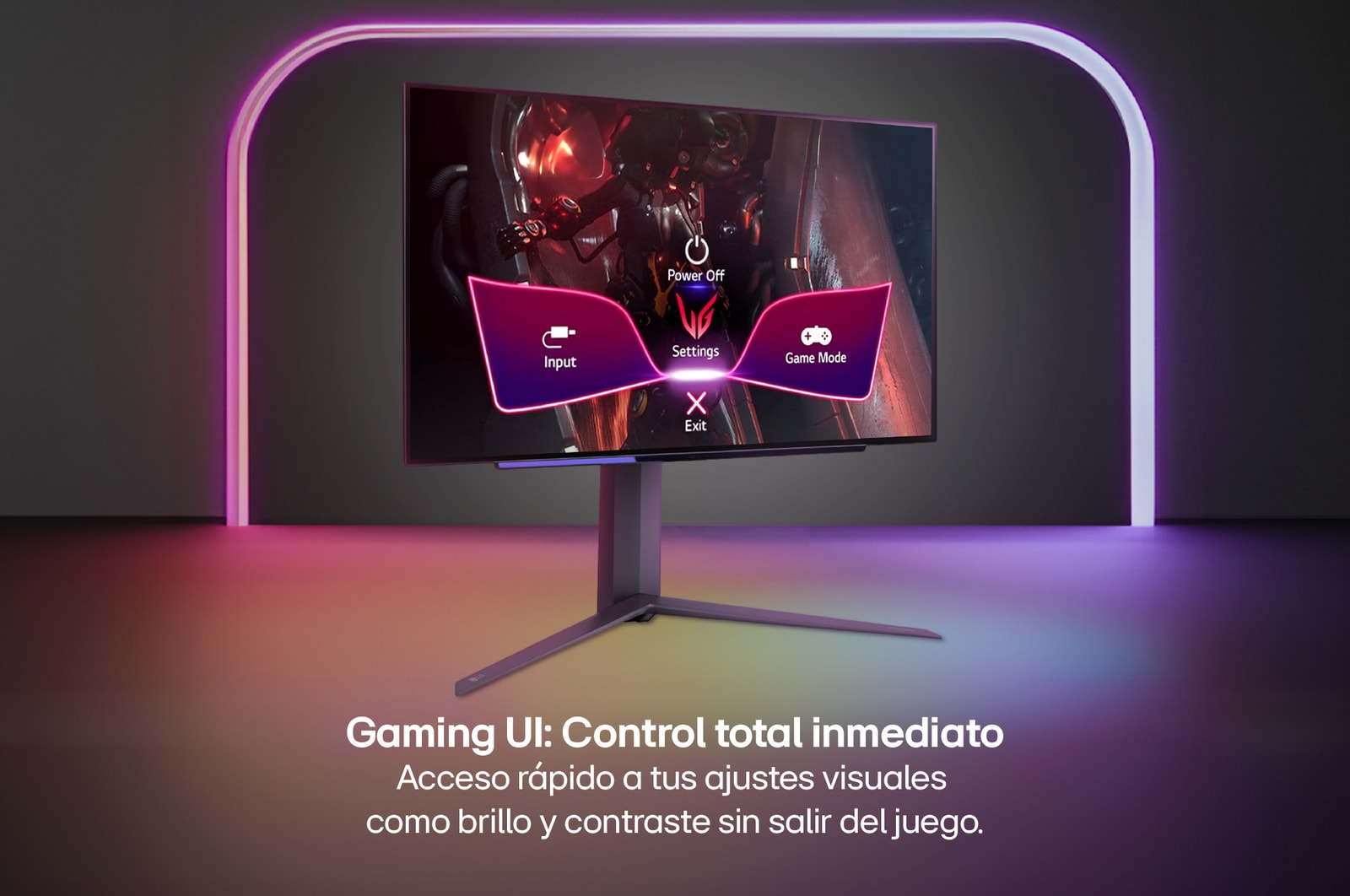 Control total Monitor Gamer UltraGear OLED de 27''